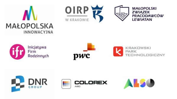 Grafika przedstawia loga partner&oacute;w strategicznych