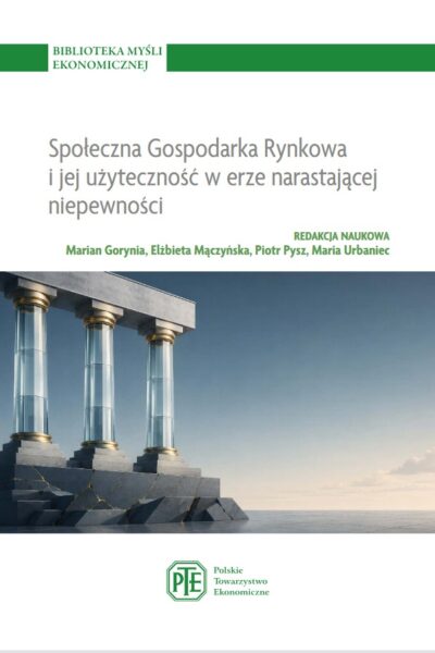 Okładka zawiera tytuł, autorów, poniżej grafika kolumny greckie na tle nieba, pod spodem logo wydawcy